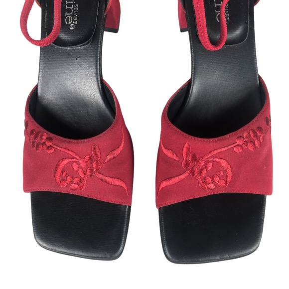 MADELINE STUART LIFT Embroidered Open Toe Heeled Sandal - Picture 3 of 10